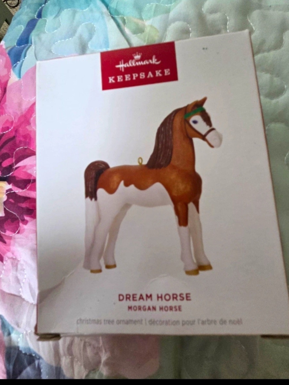 Hallmark Keepsake 2024 Dream Horse Morgan Horse Christmas Hanging Ornament